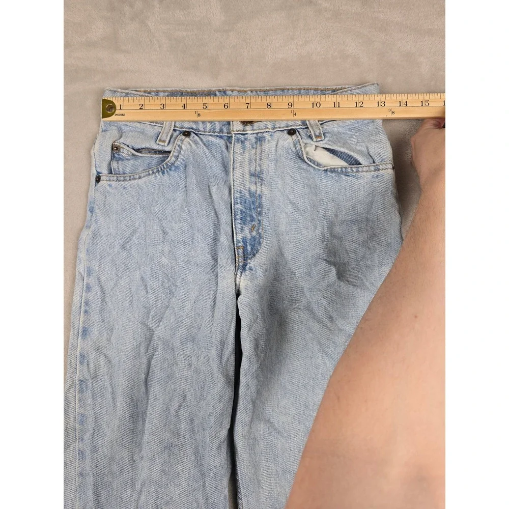 Vintage Levi's 550 Relaxed Student Jeans 28x30 Fit 26x29 Denim Orange Tab 1996